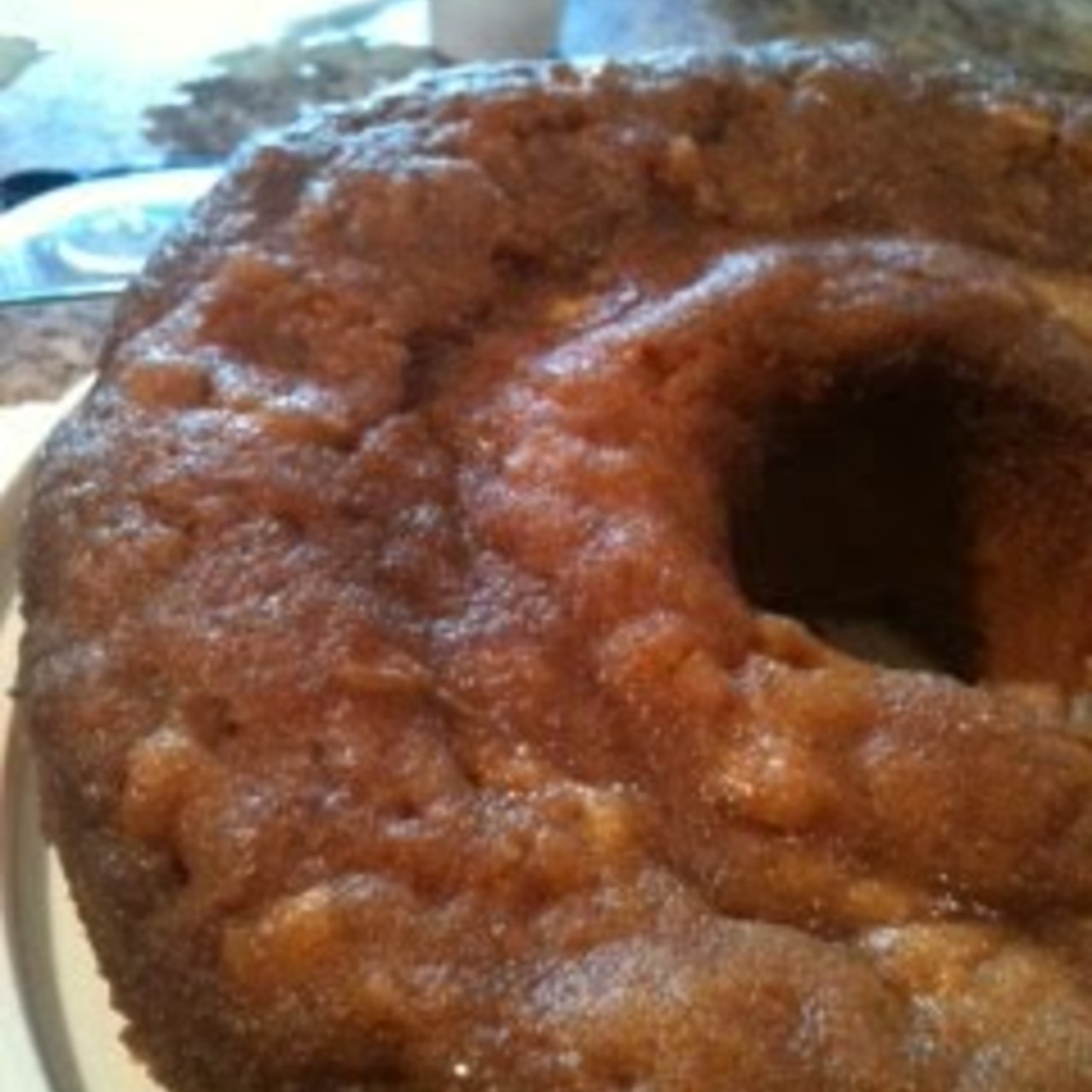 Deep South Dish: Apple Dapple Cake with Maple Glaze
