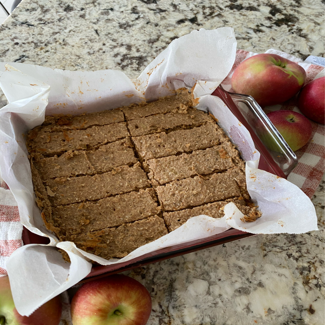 Apple Peanut Butter Oatmeal Bars
