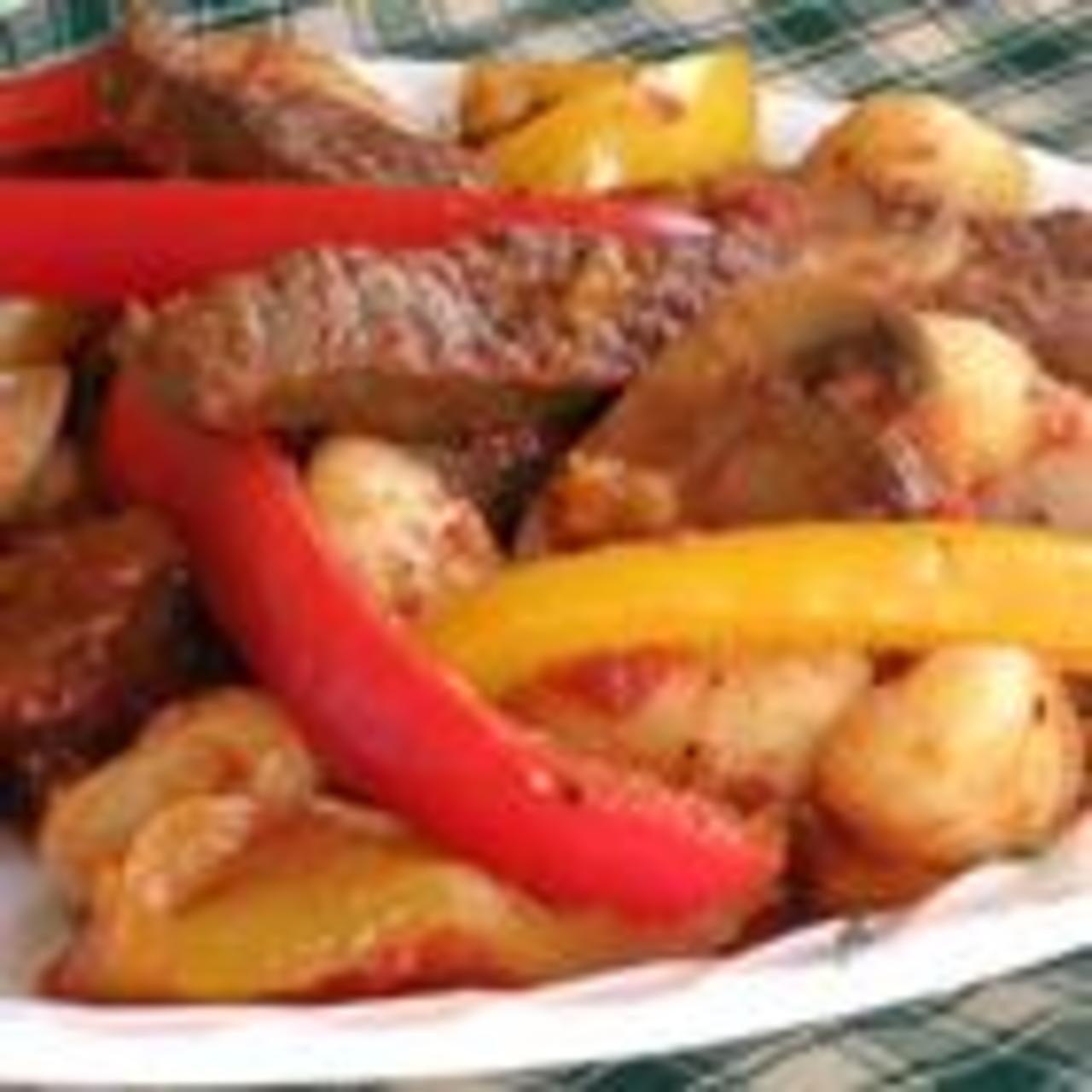 Aussie Beef and Peppers with Gnocchi