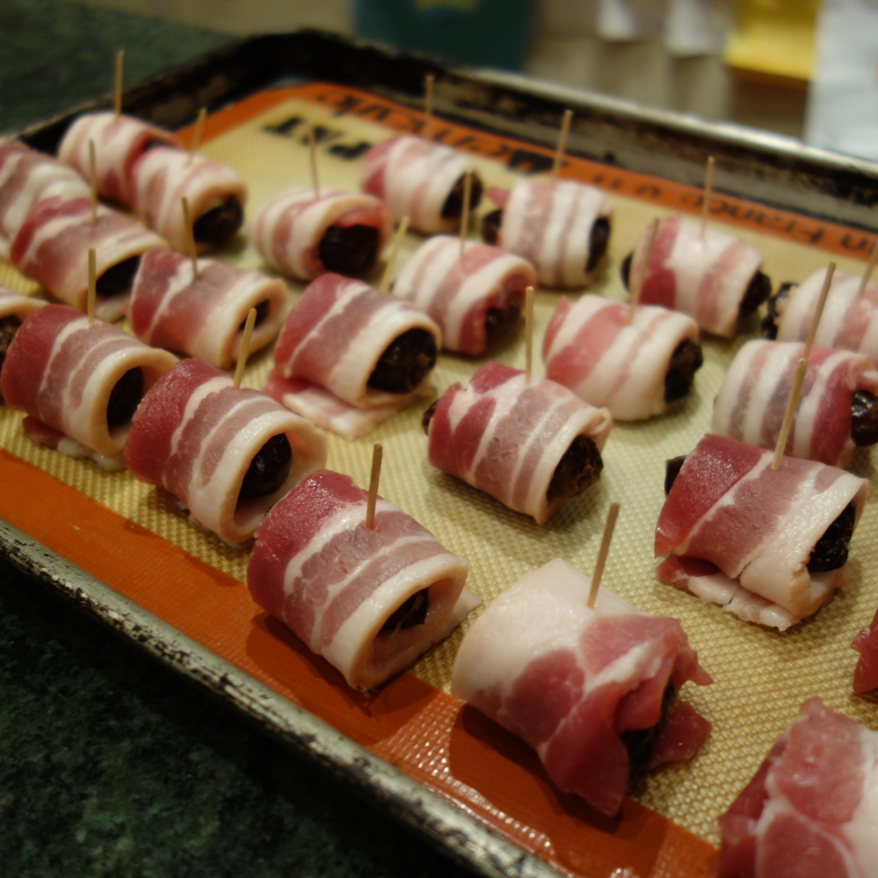 Bacon Wrapped Dates