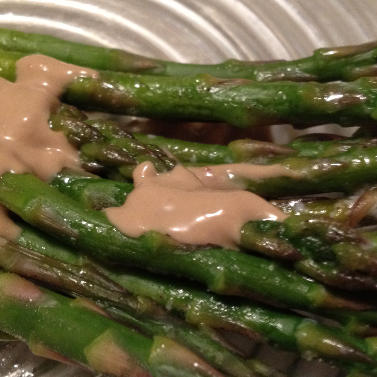 Baked Asparagus with Balsamic Sauce