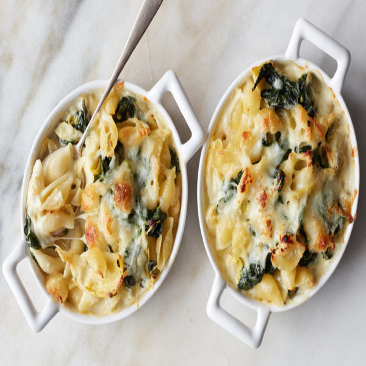 Baked Spinach Artichoke Pasta