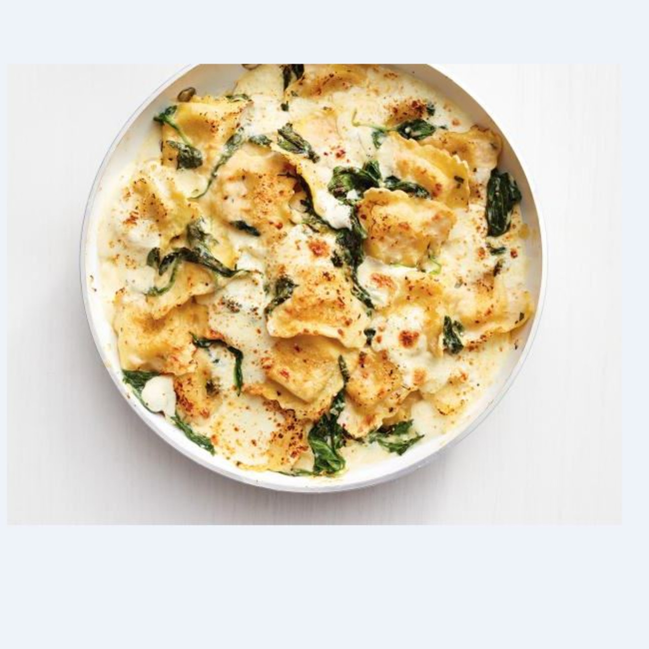 Baked Spinach Ravioli