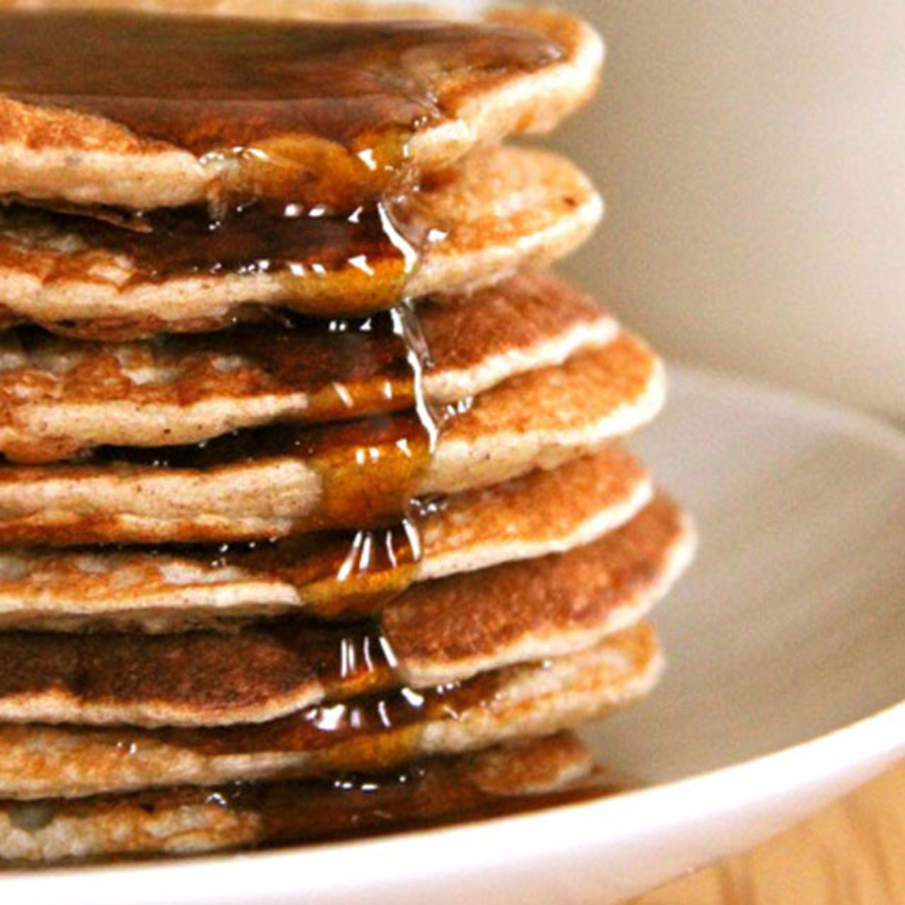 Banana Oat Greek Yogurt Pancakes