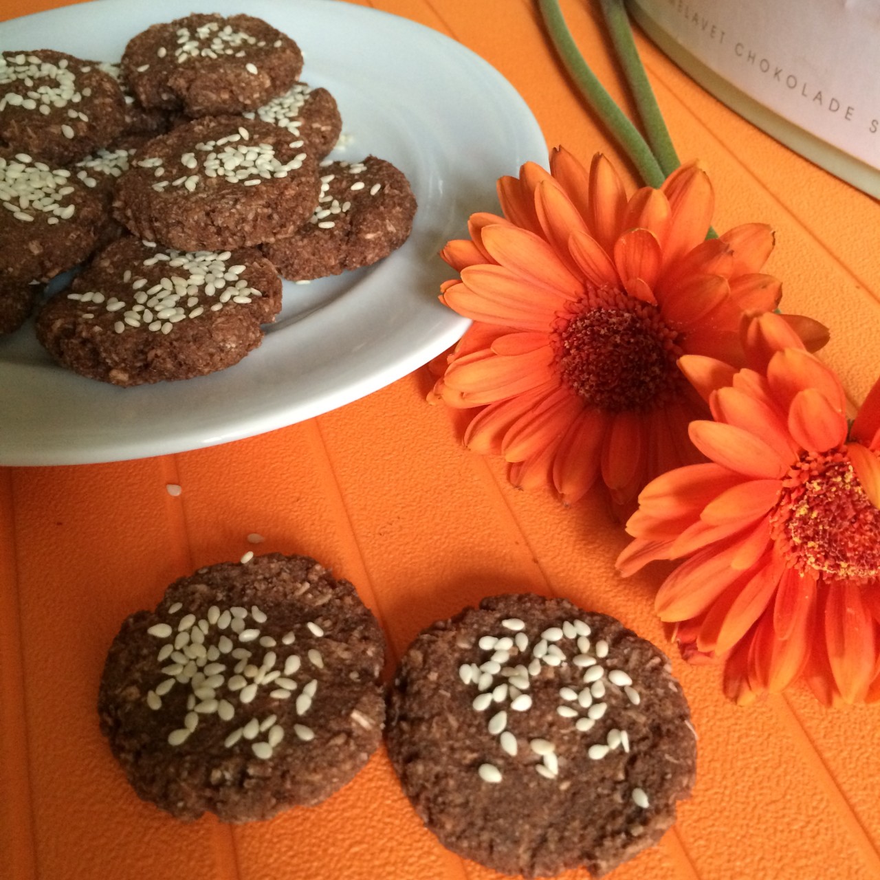 Banana Tahini Cookies