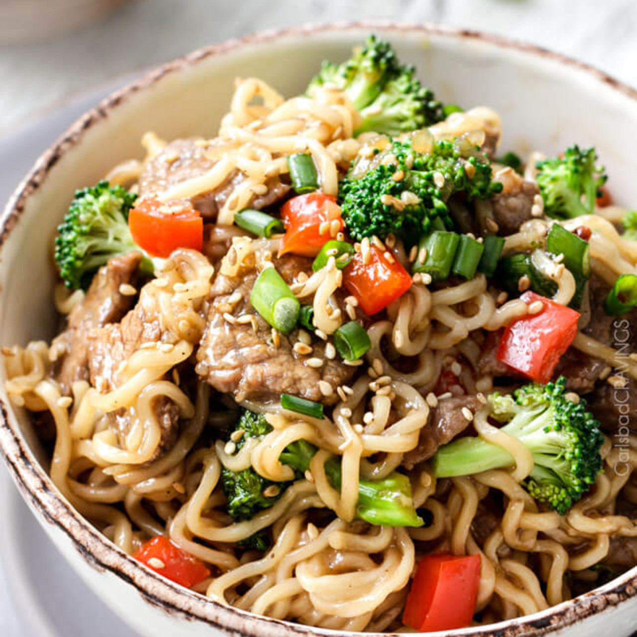 Beef and Broccoli Noodle Bowl