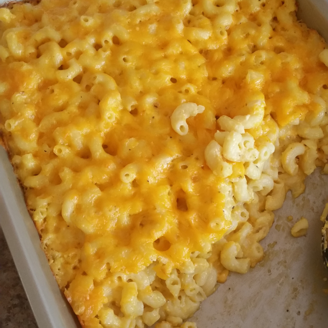 homemade macaroni and cheese recipe with whipping cream