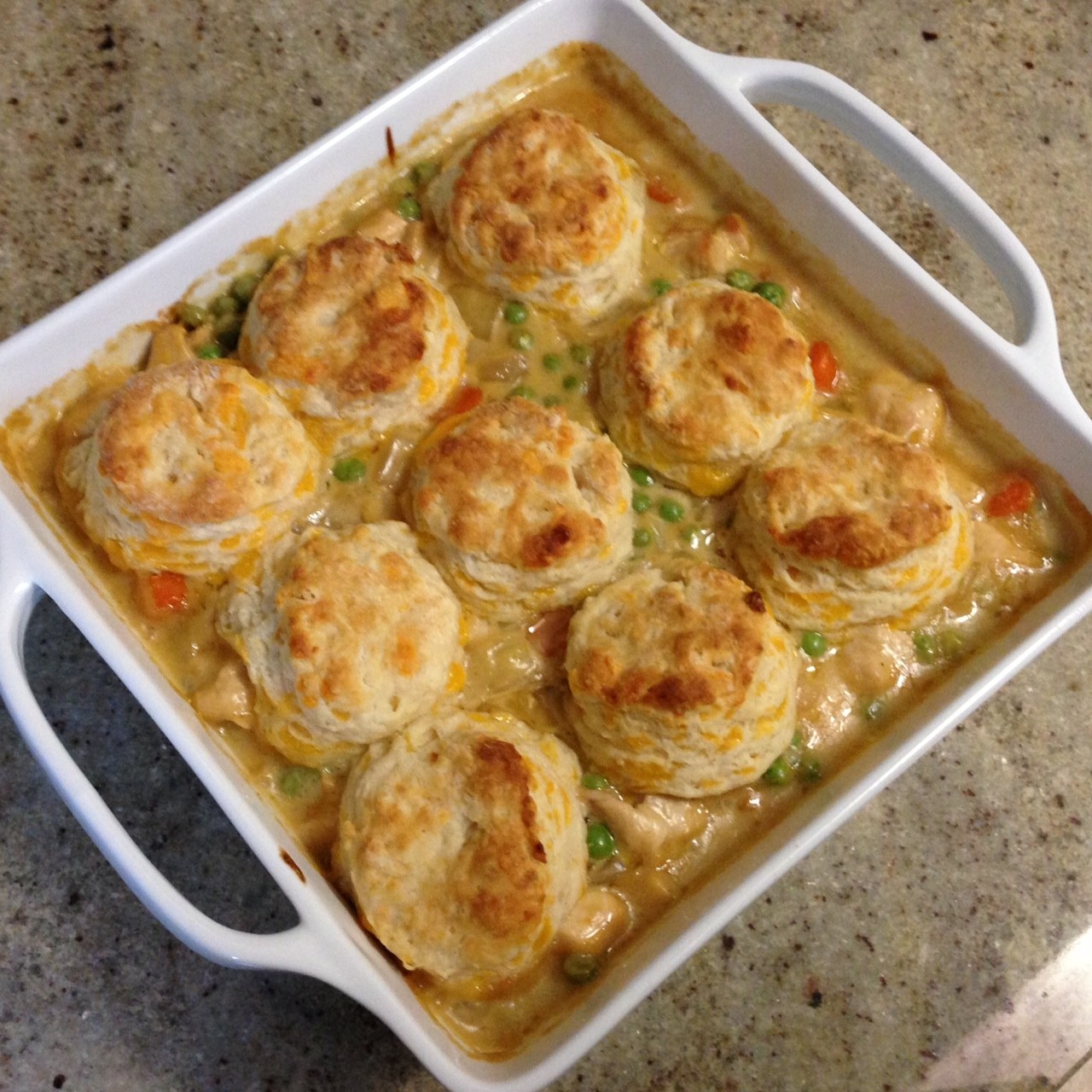 Biscuit Topped Chicken Pot Pie