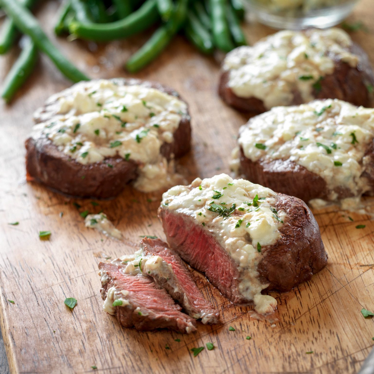 Black And Blue Steak