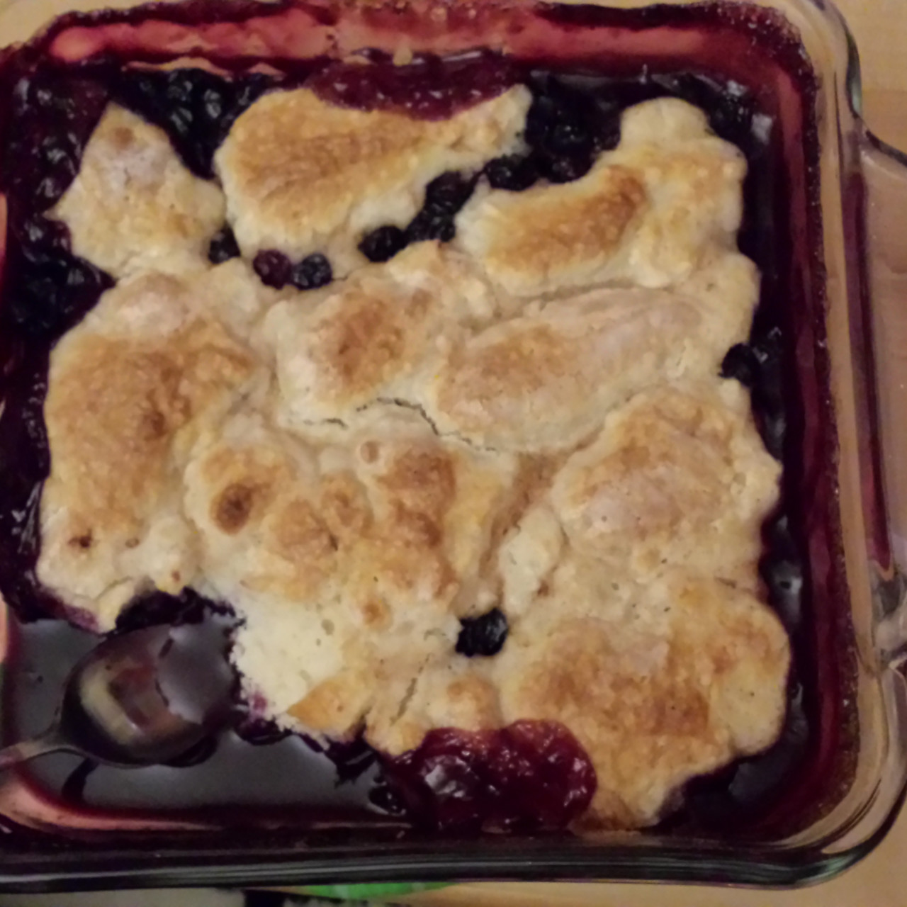 Blueberry Pudding Cake - Shutterbean