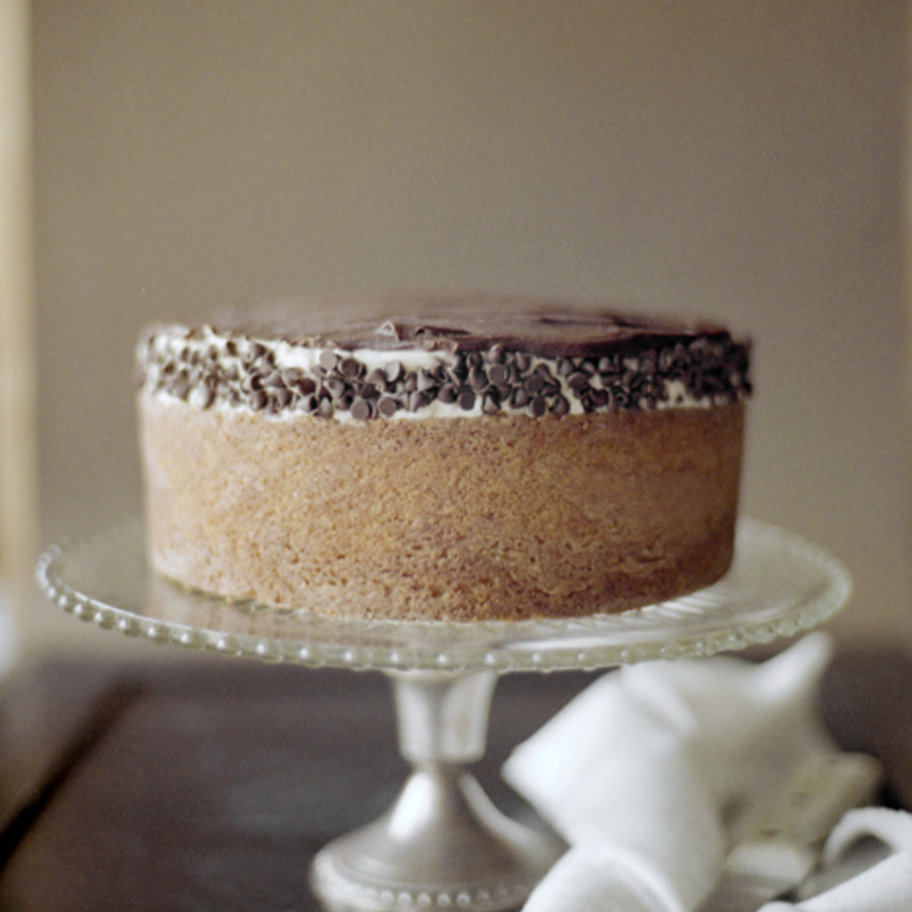 Brown Butter Cake with Cookie Dough Frosting