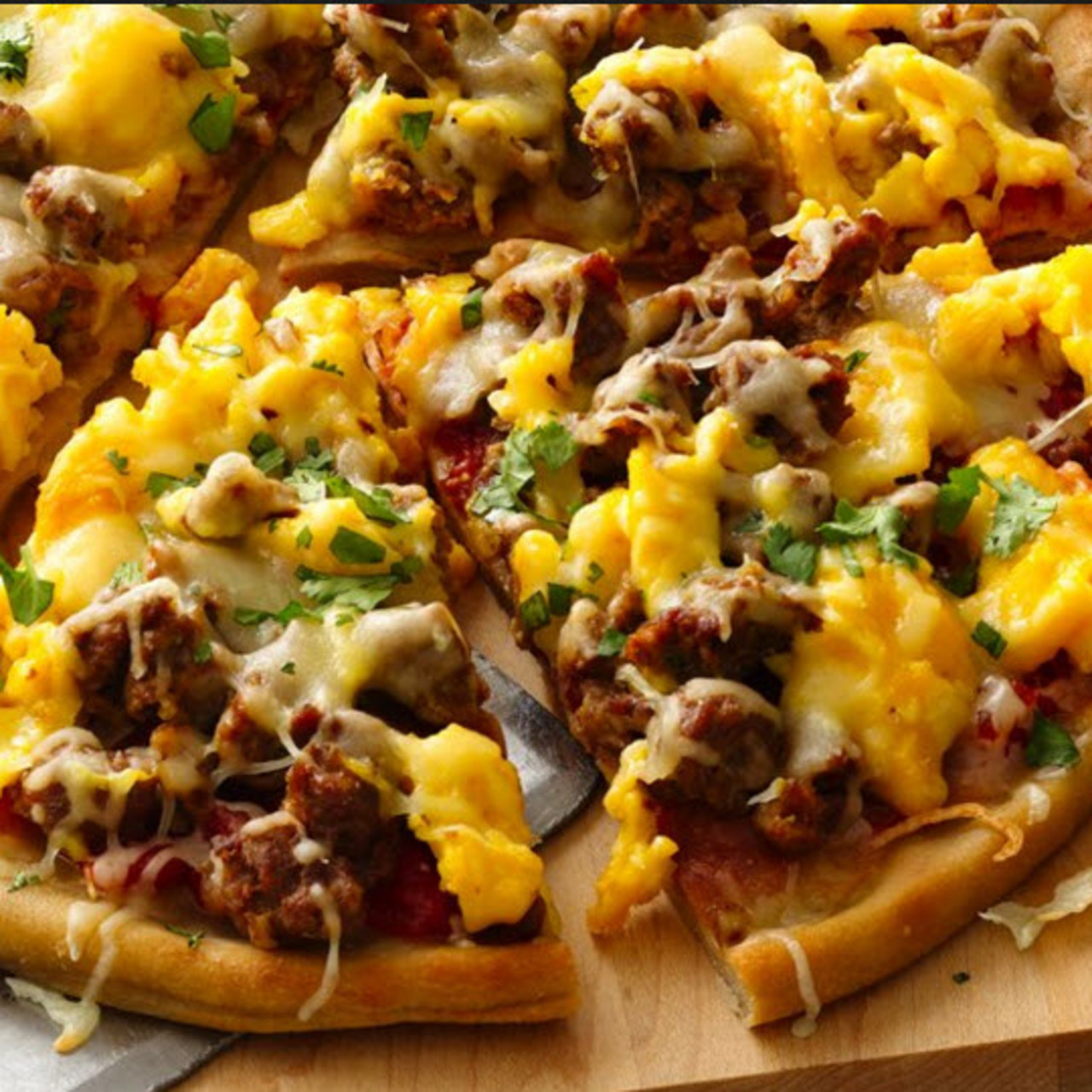 Brunch Breakfast Pizza