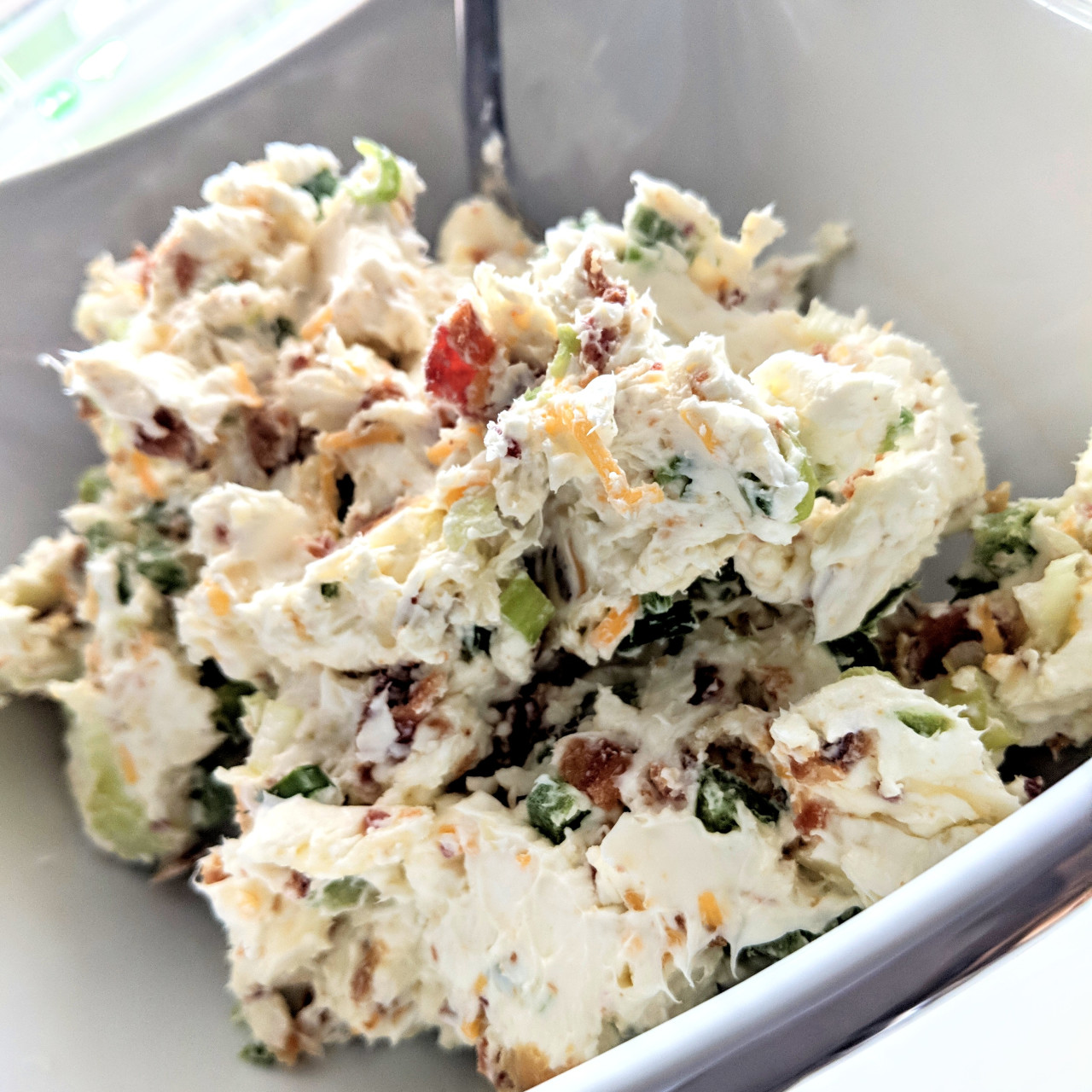 Bursting Bacon Cheese Ball Dip