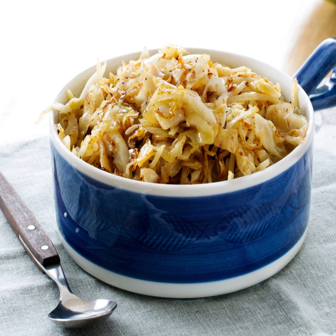 Butter Fried Green Cabbage