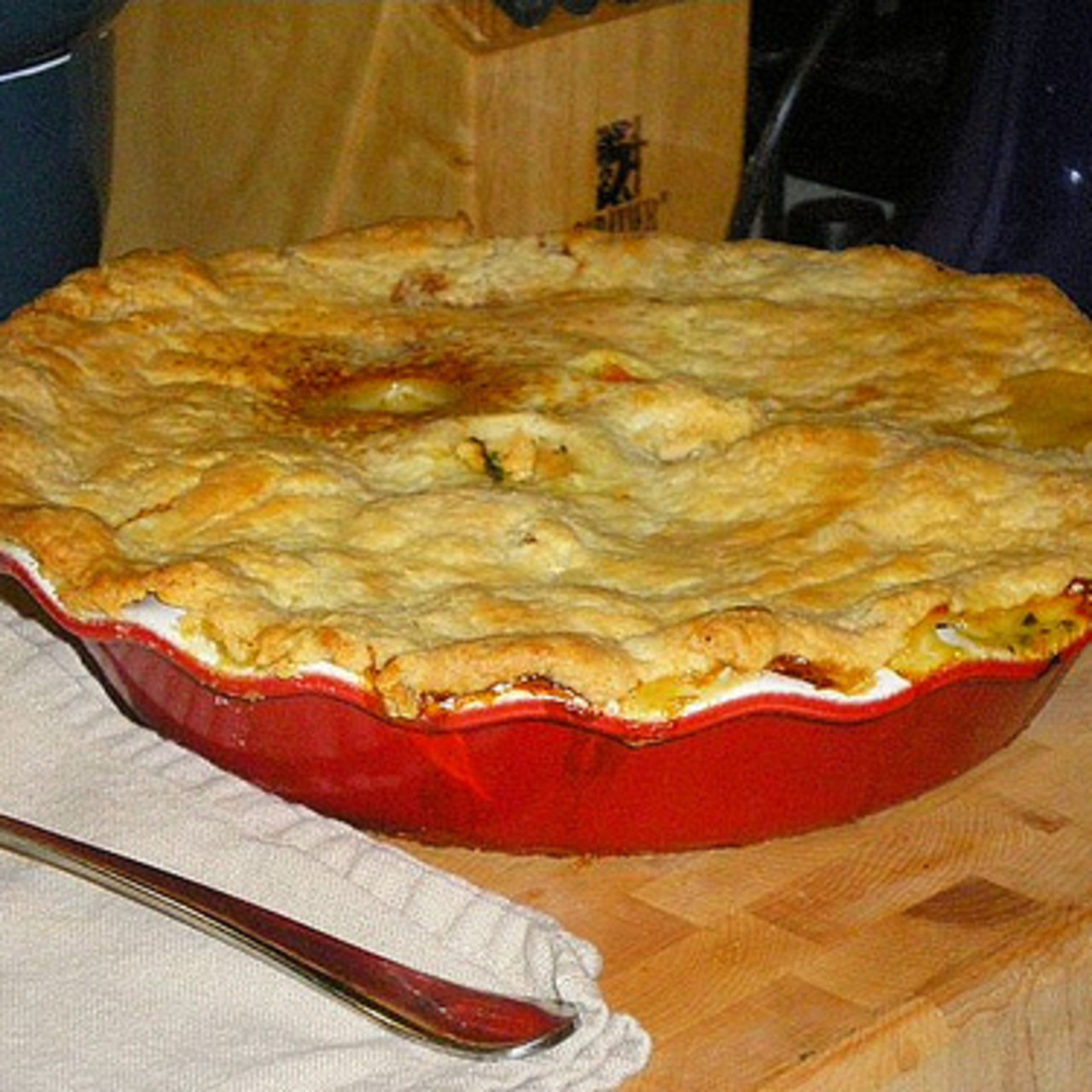 Butternut and Chicken Pie