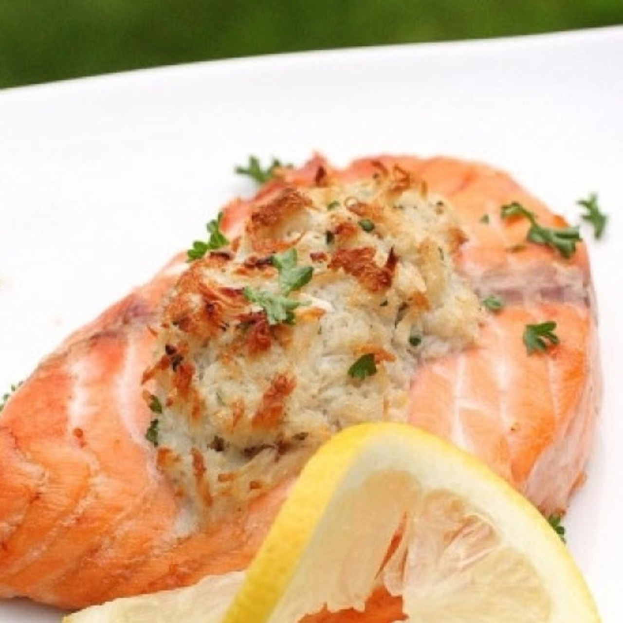 Camping Stuffed Salmon