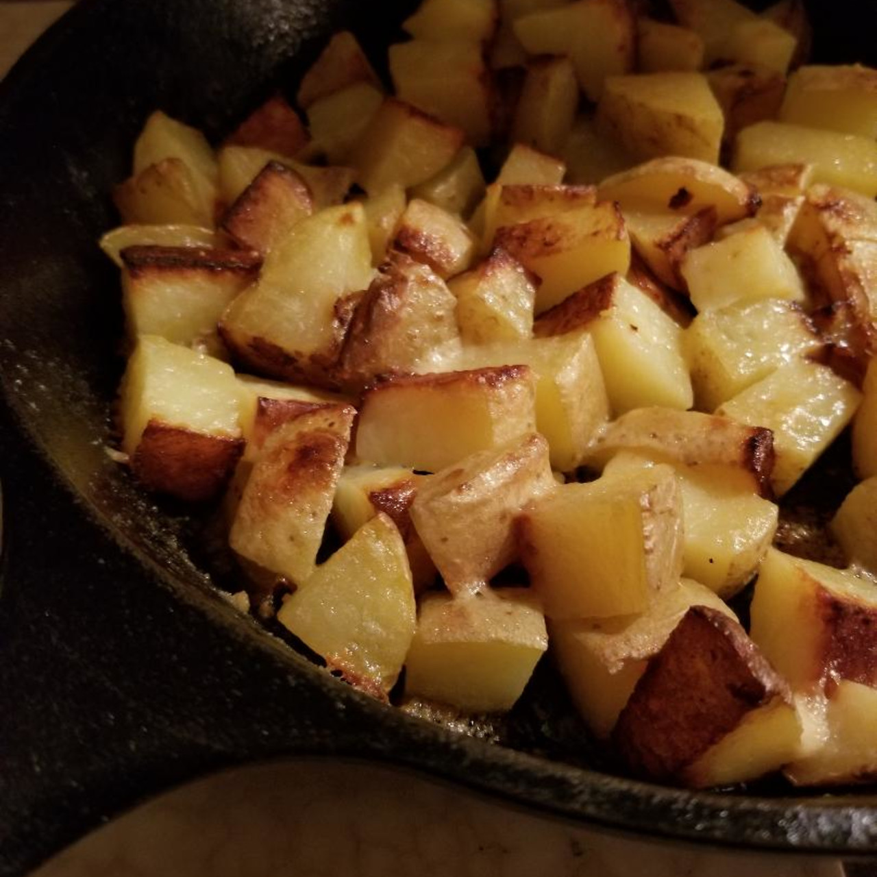 Cast Iron Oven Potatoes 