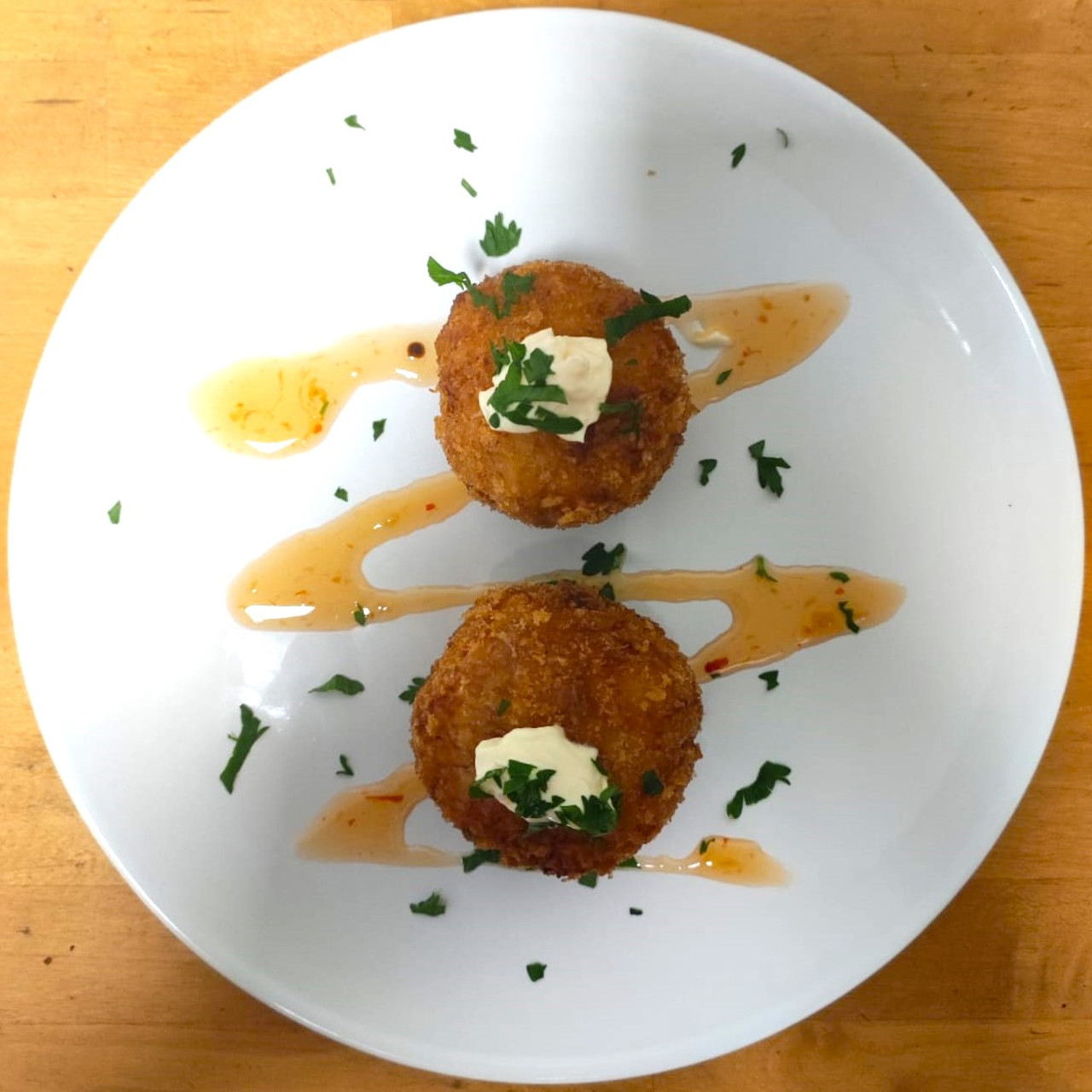 Cheese and Bacon Arancini Balls
