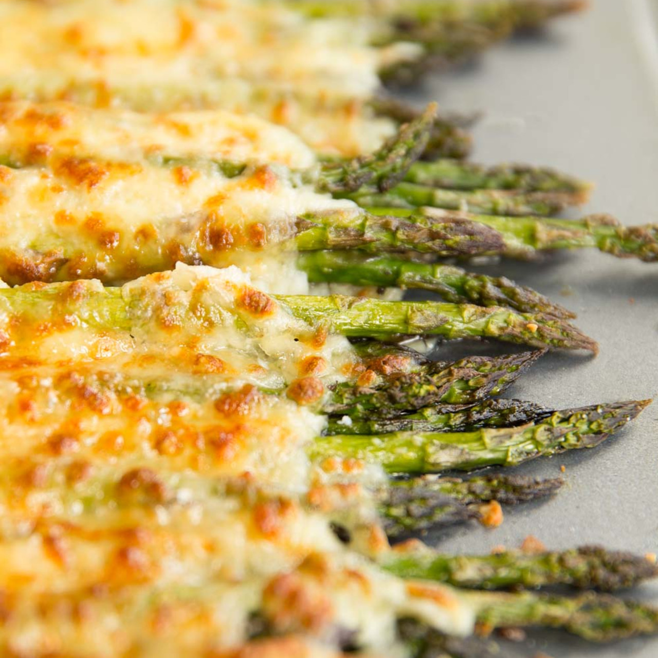 Cheesy Baked Asparagus