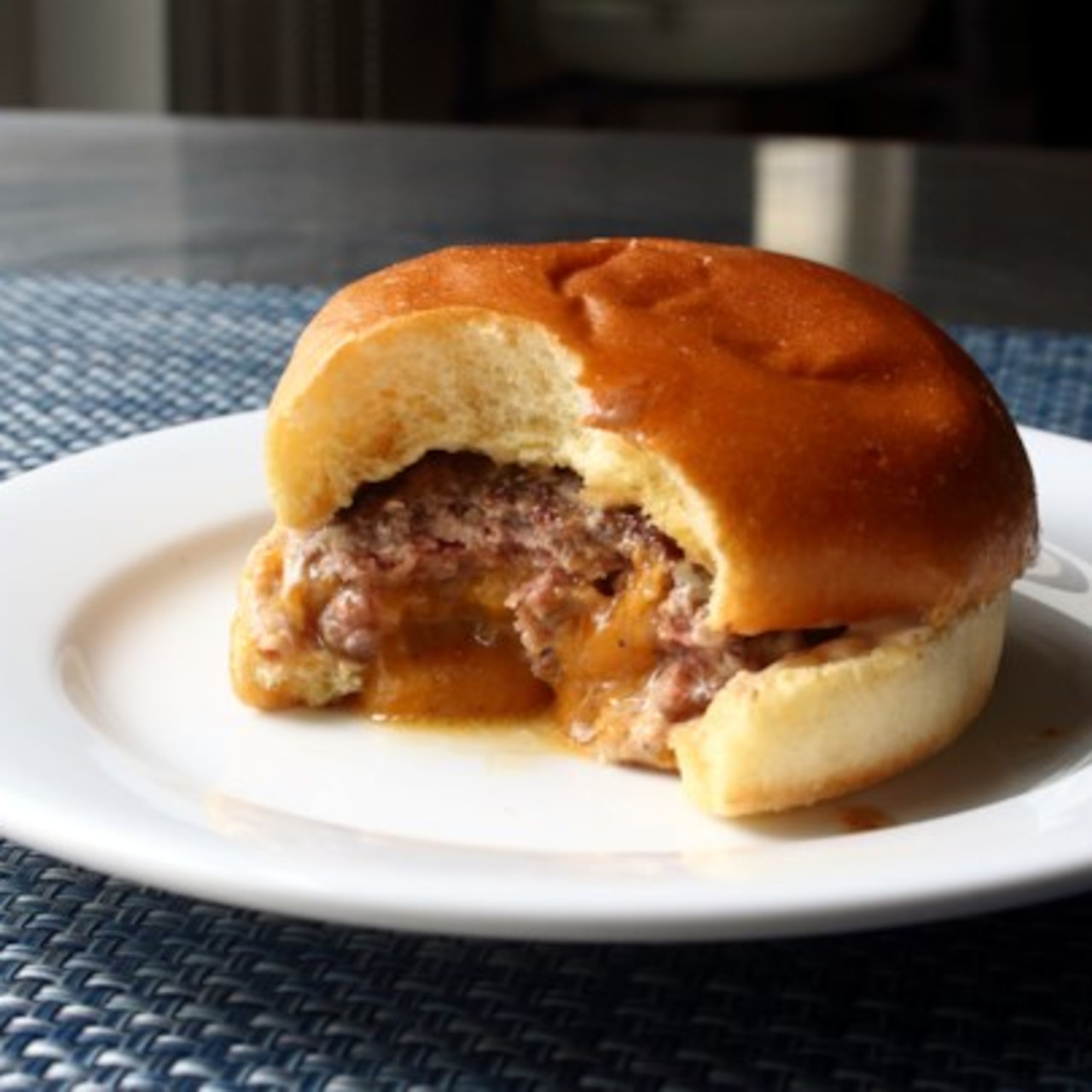 Chef John's Juicy Lucy Burger AR