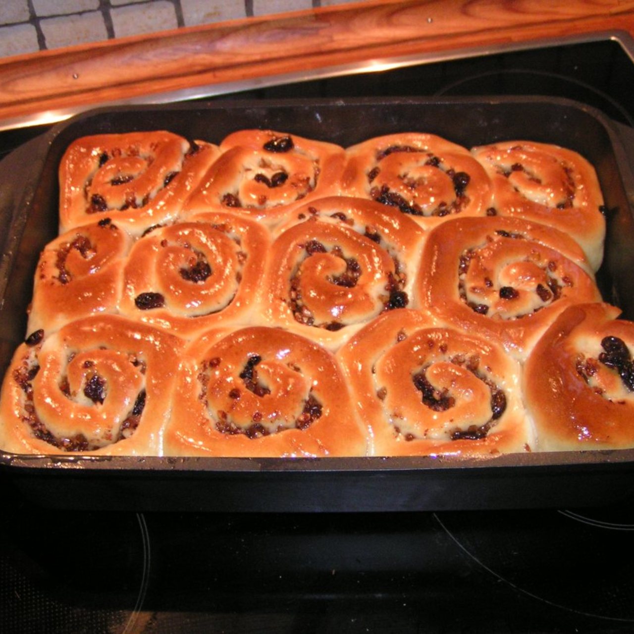 Chelsea Buns in the Bread Machine