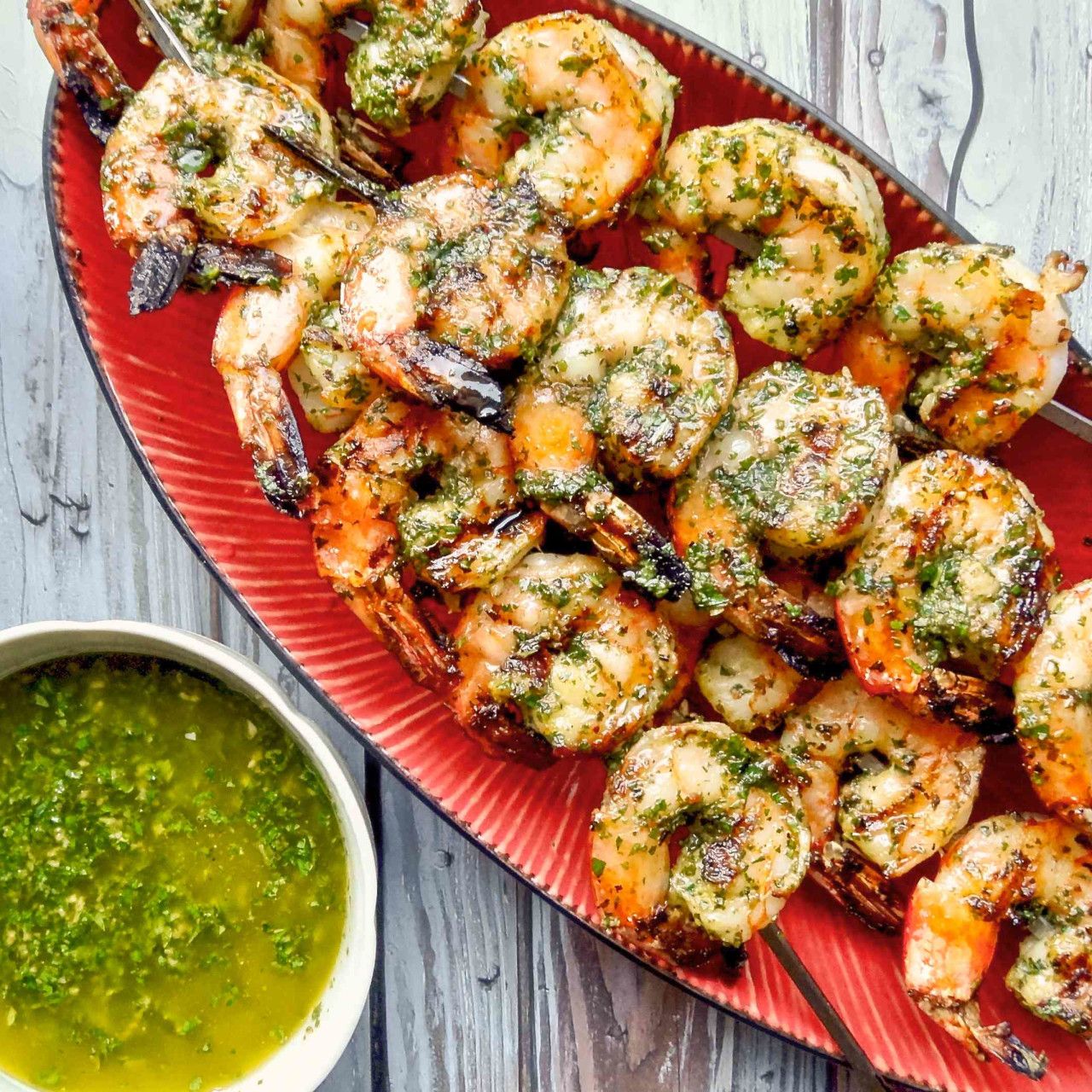 Chermoulla Shrimp Skewers