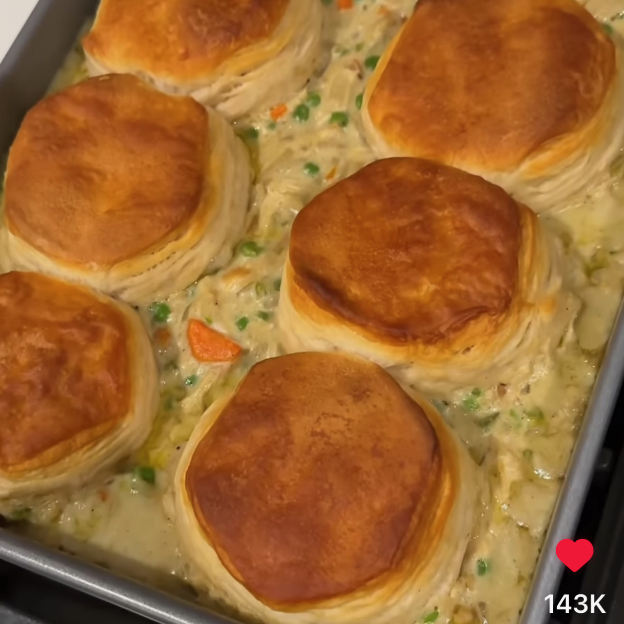 Chicken Biscuit Pie