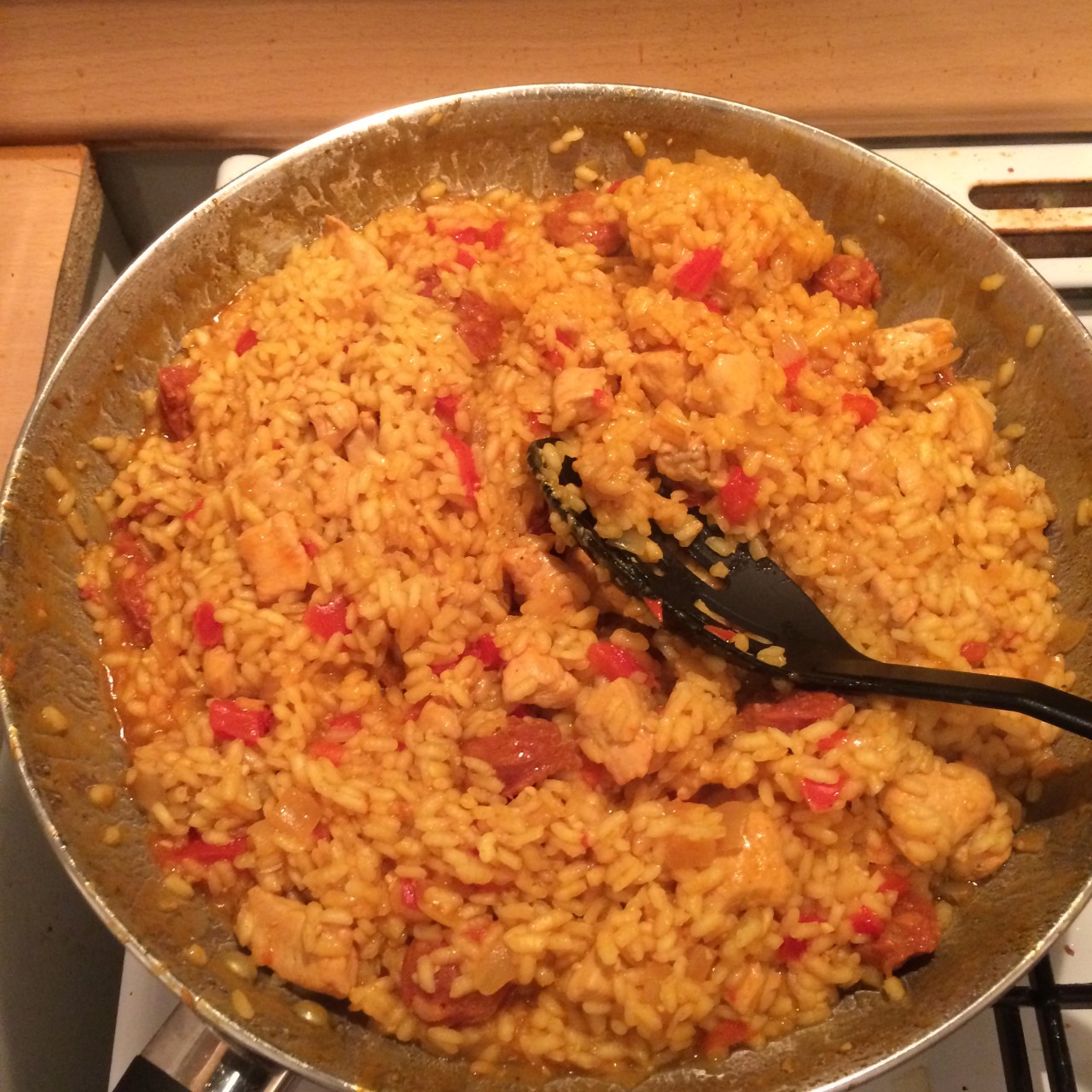 chicken & chorizo paella