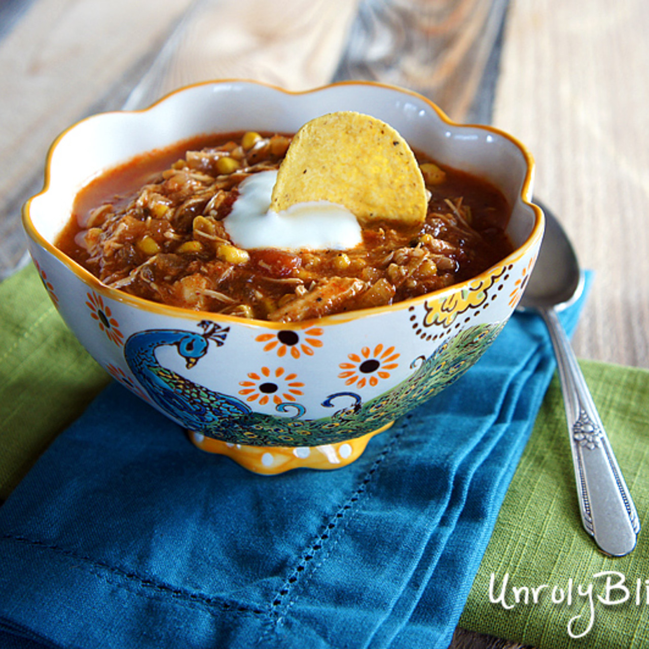 Chicken enchilada slow cooker soup