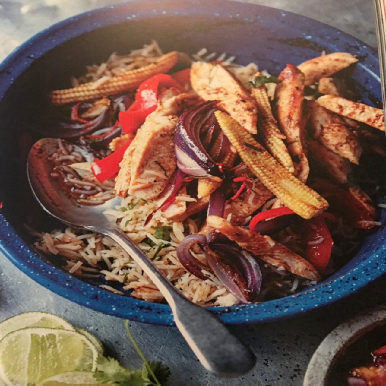 Chicken Fajita Fried Rice