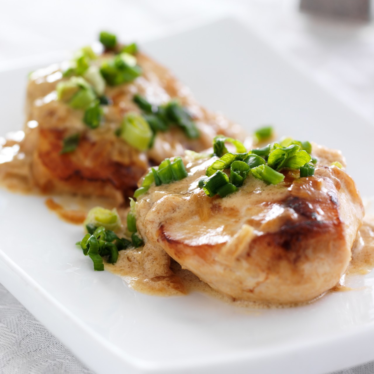 Chicken with Creamy Chive Sauce