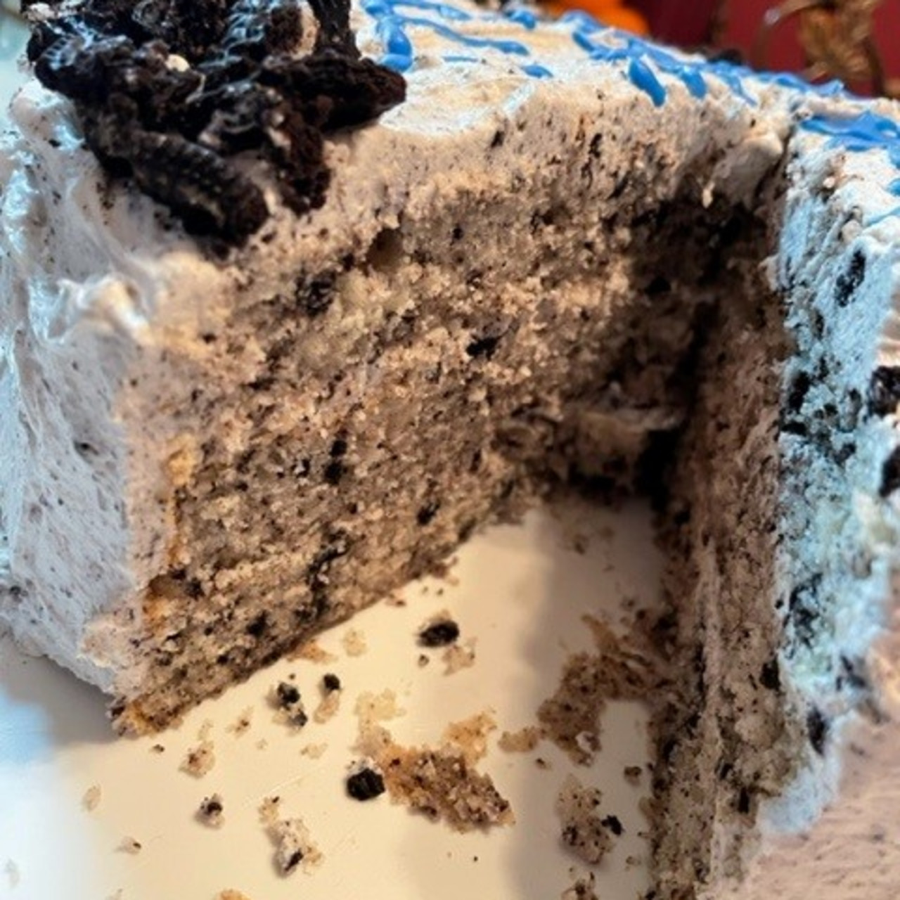 Cookies N Cream Cake with Cookies N Cream Buttercream Frosting