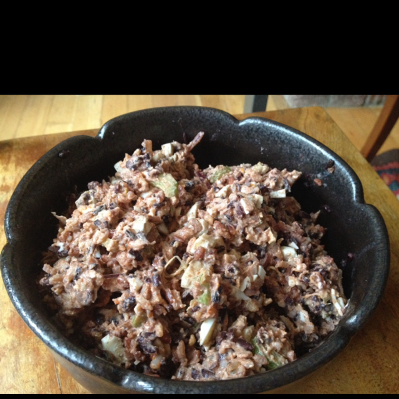 crab and wild rice salad