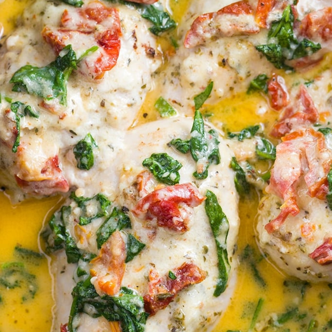 CREAMY TUSCAN GARLIC CHICKEN RECIPE