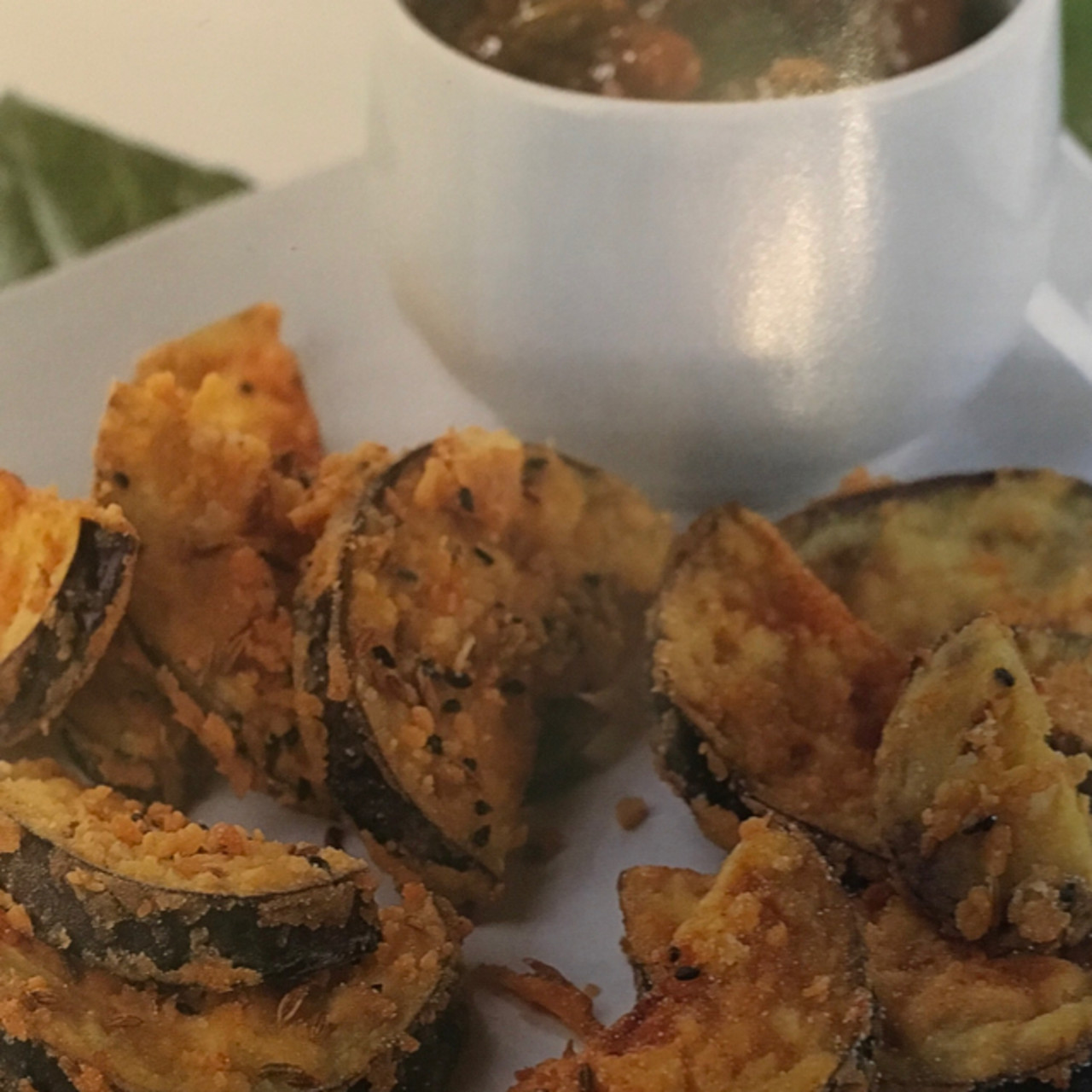 Crisp Fried Aubergine