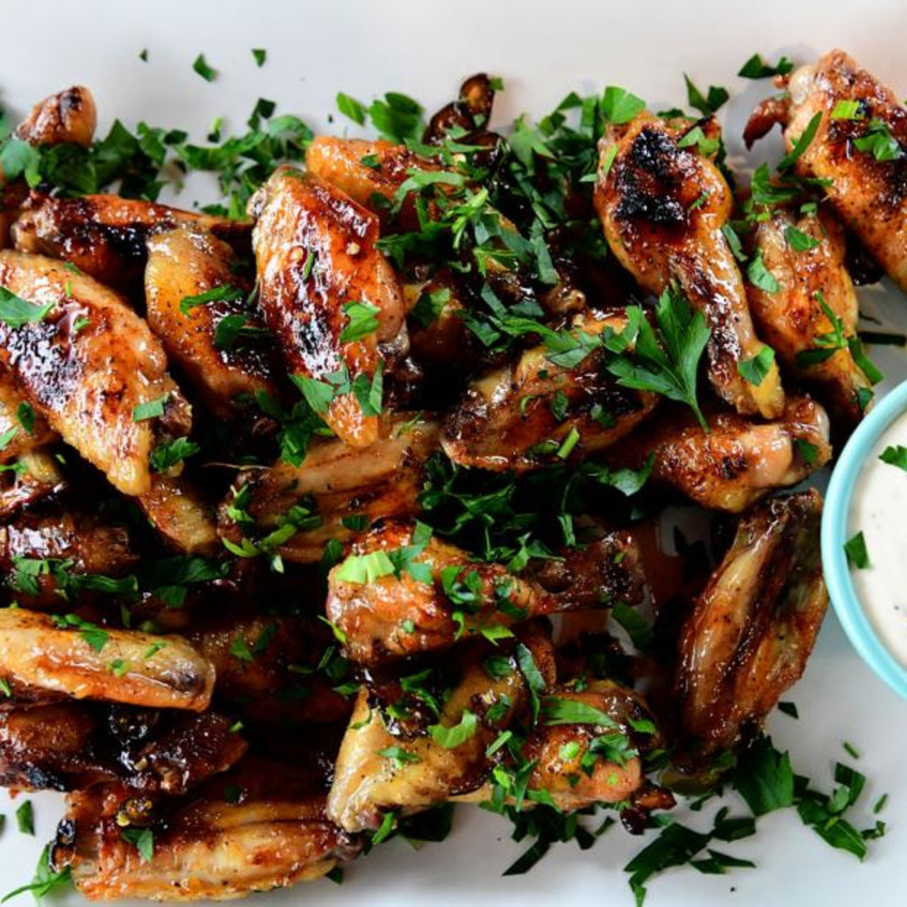 Crispy Wings w/Hot Honey Sauce