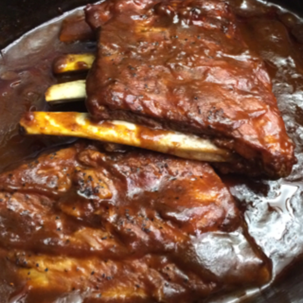 Crockpot Barbecue Ribs