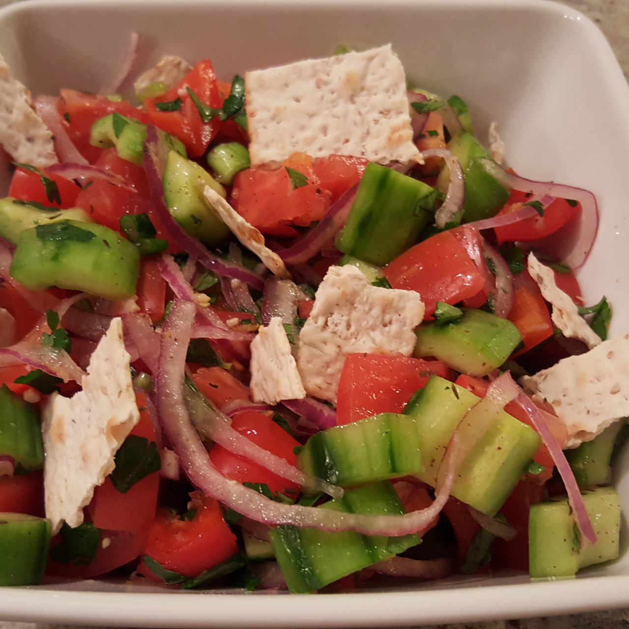 Cucumber Salad with Za'atar