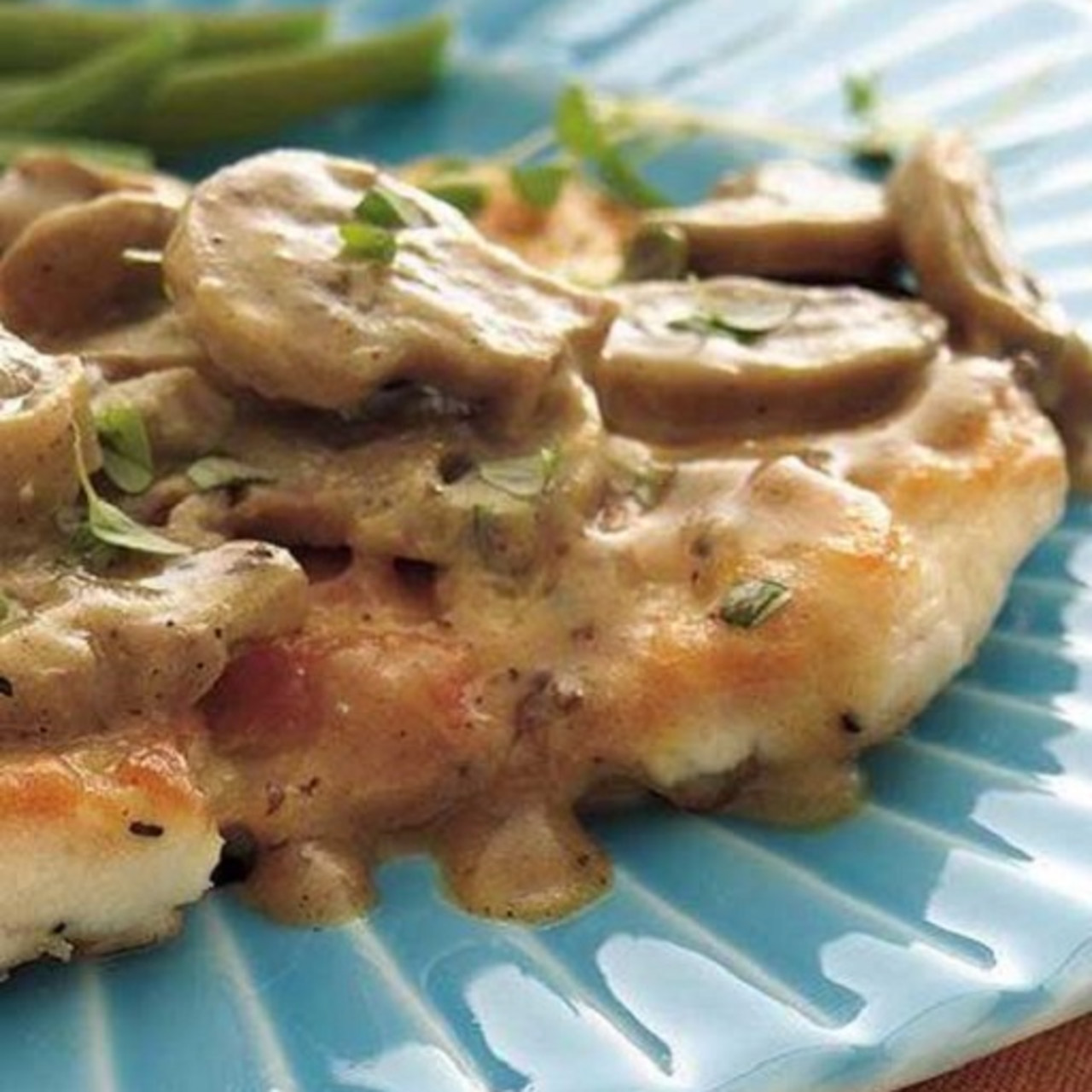 Dijon Chicken Smothered in Mushrooms