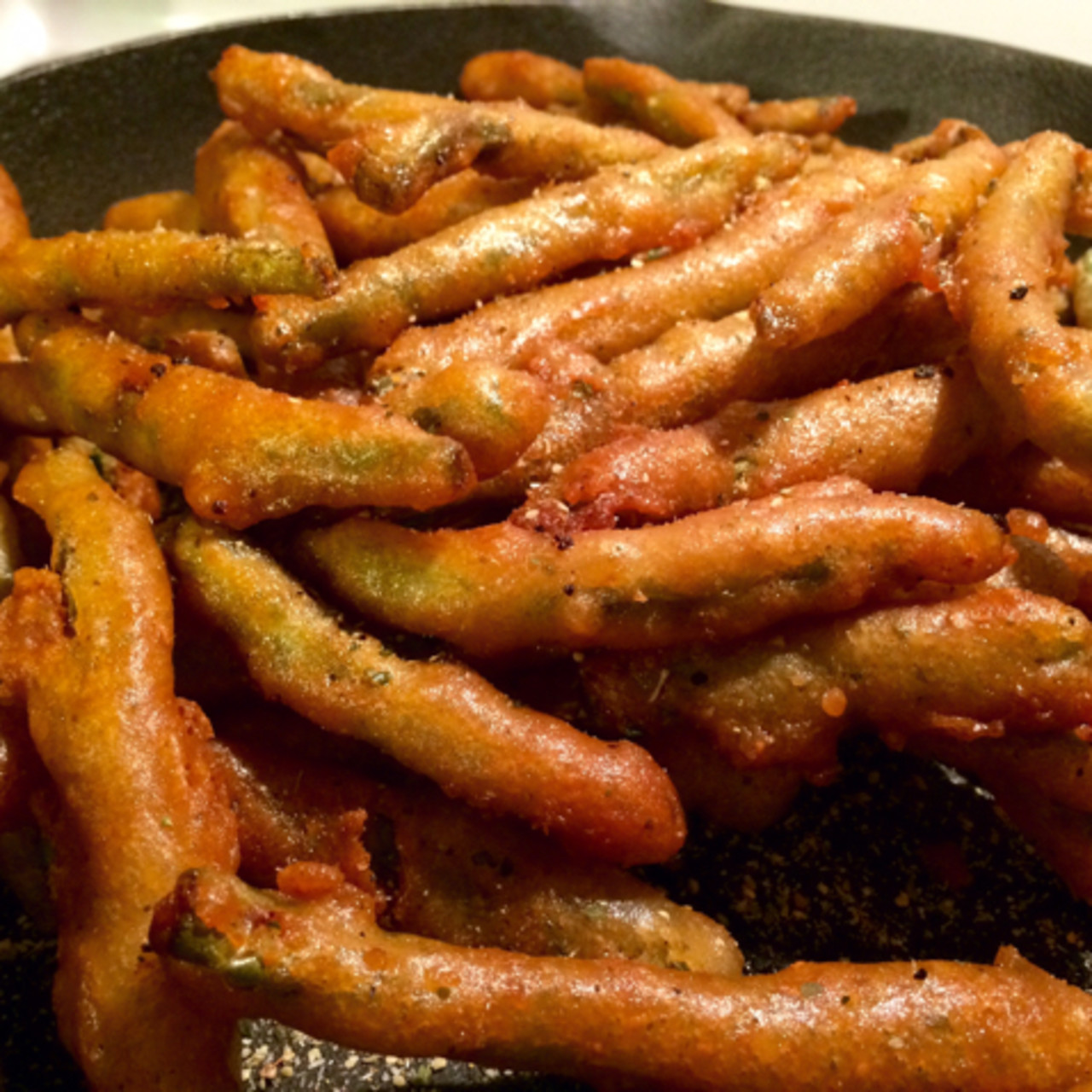 Beer Batter Breaded Fried Green Beans