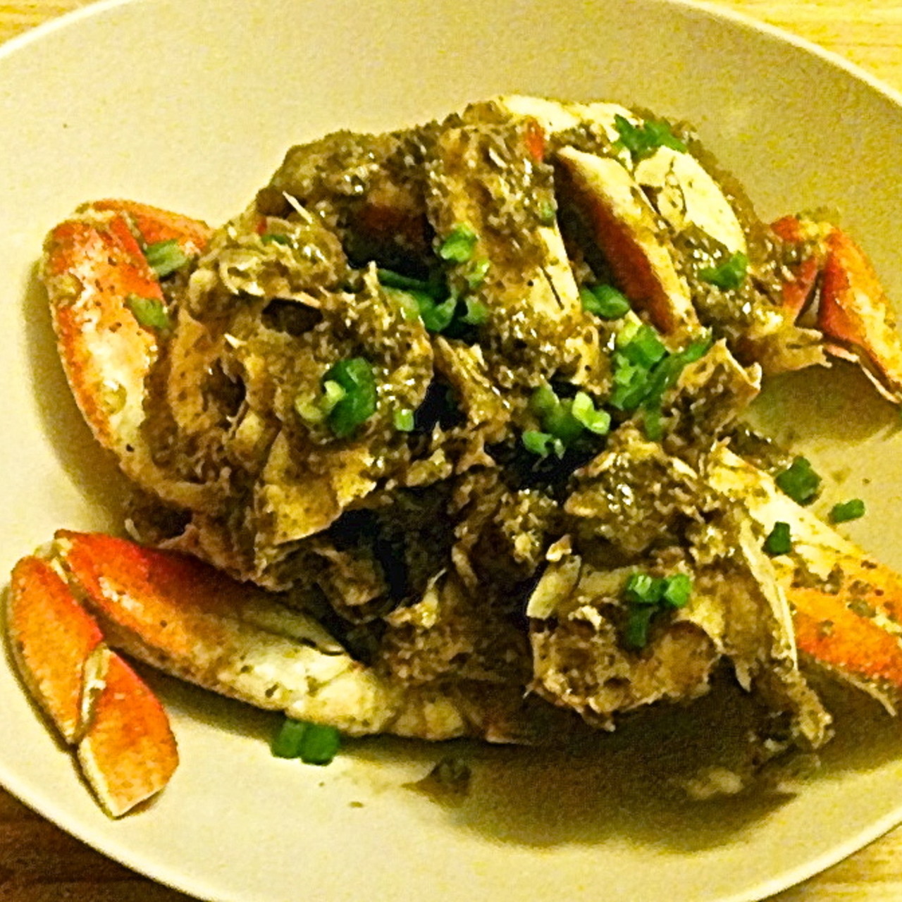 Dungeness Crab With Black Bean Garlic Sauce