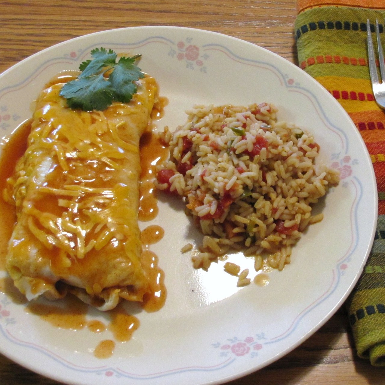 Easy Beef, Bean and Cheese Burritos