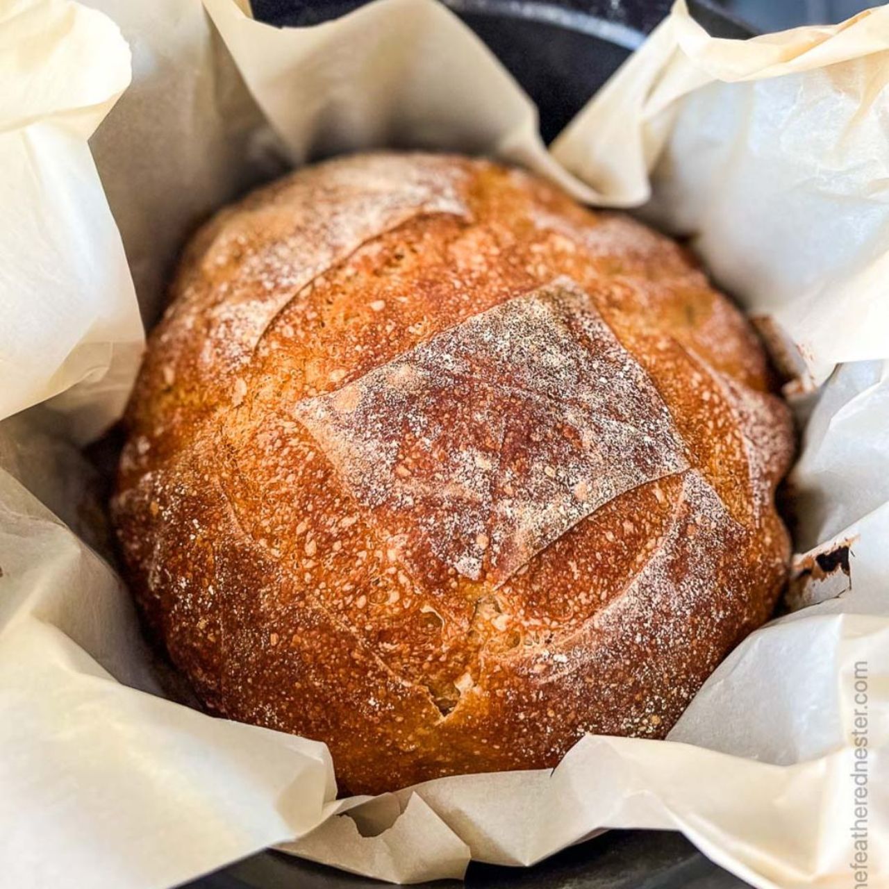 Easy Overnight Sourdough Bread