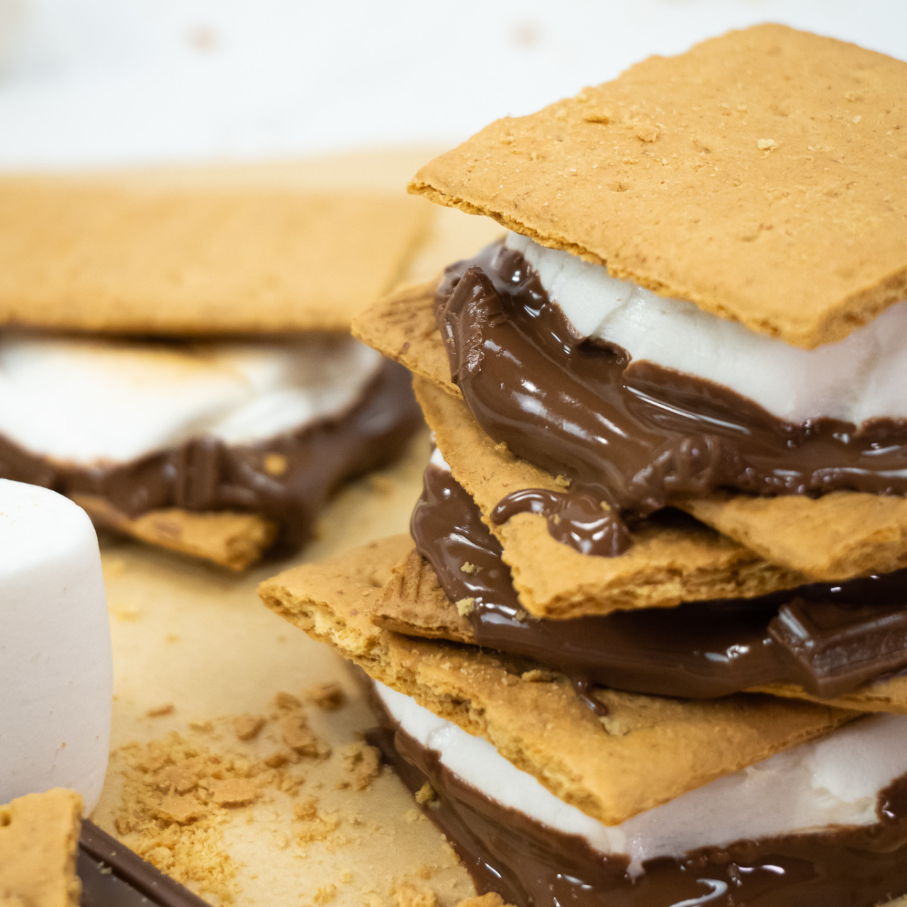 Easy Sheet Pan S'mores