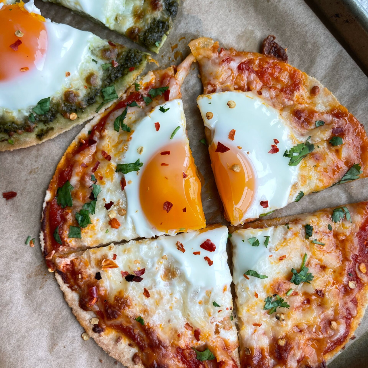 Easy Tortilla Breakfast Pizza