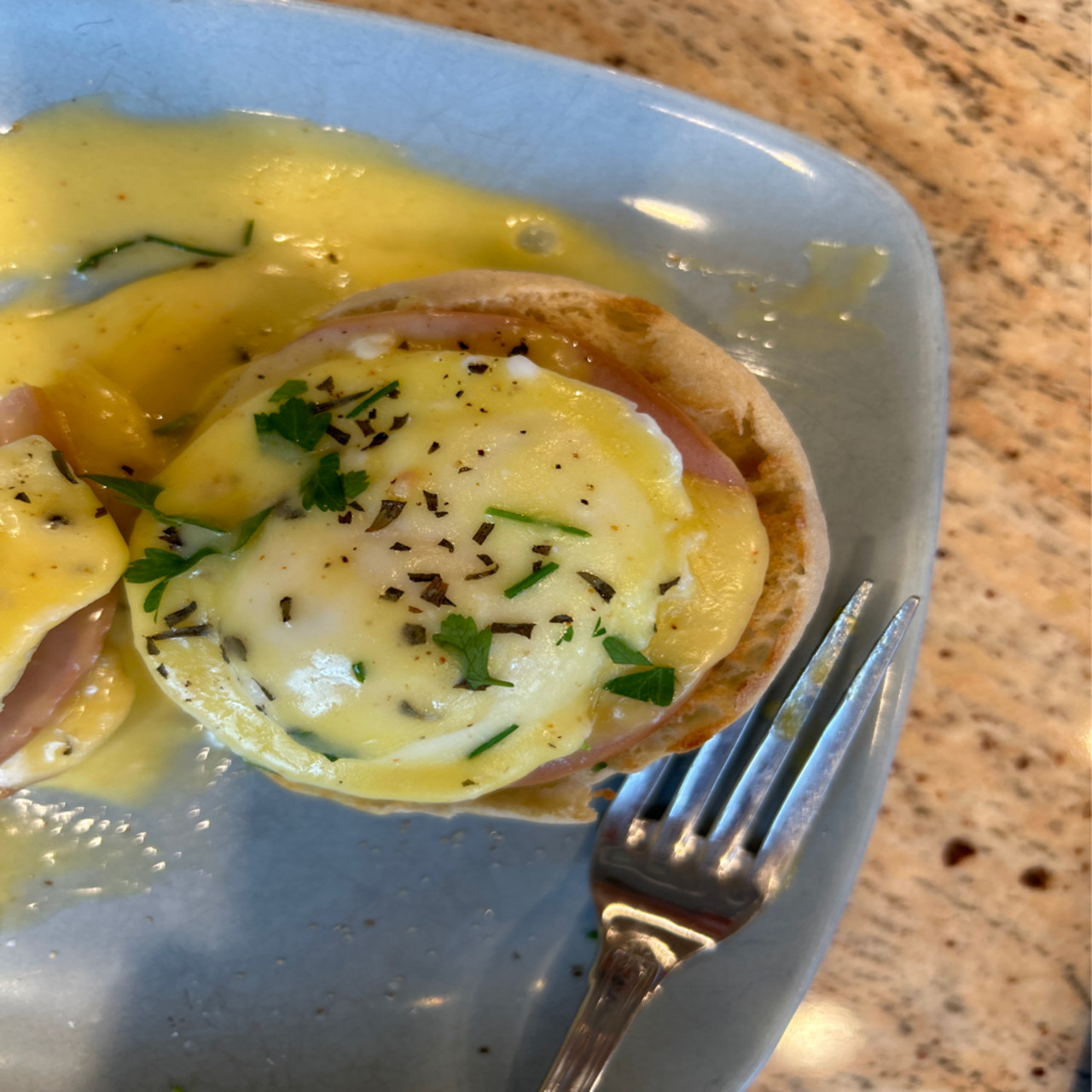 Eggs Benedict Toast
