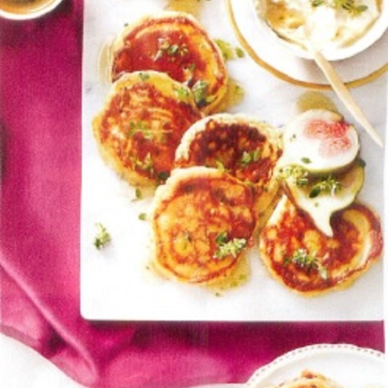 Fig, Honey and Thyme Ricotta Fritters