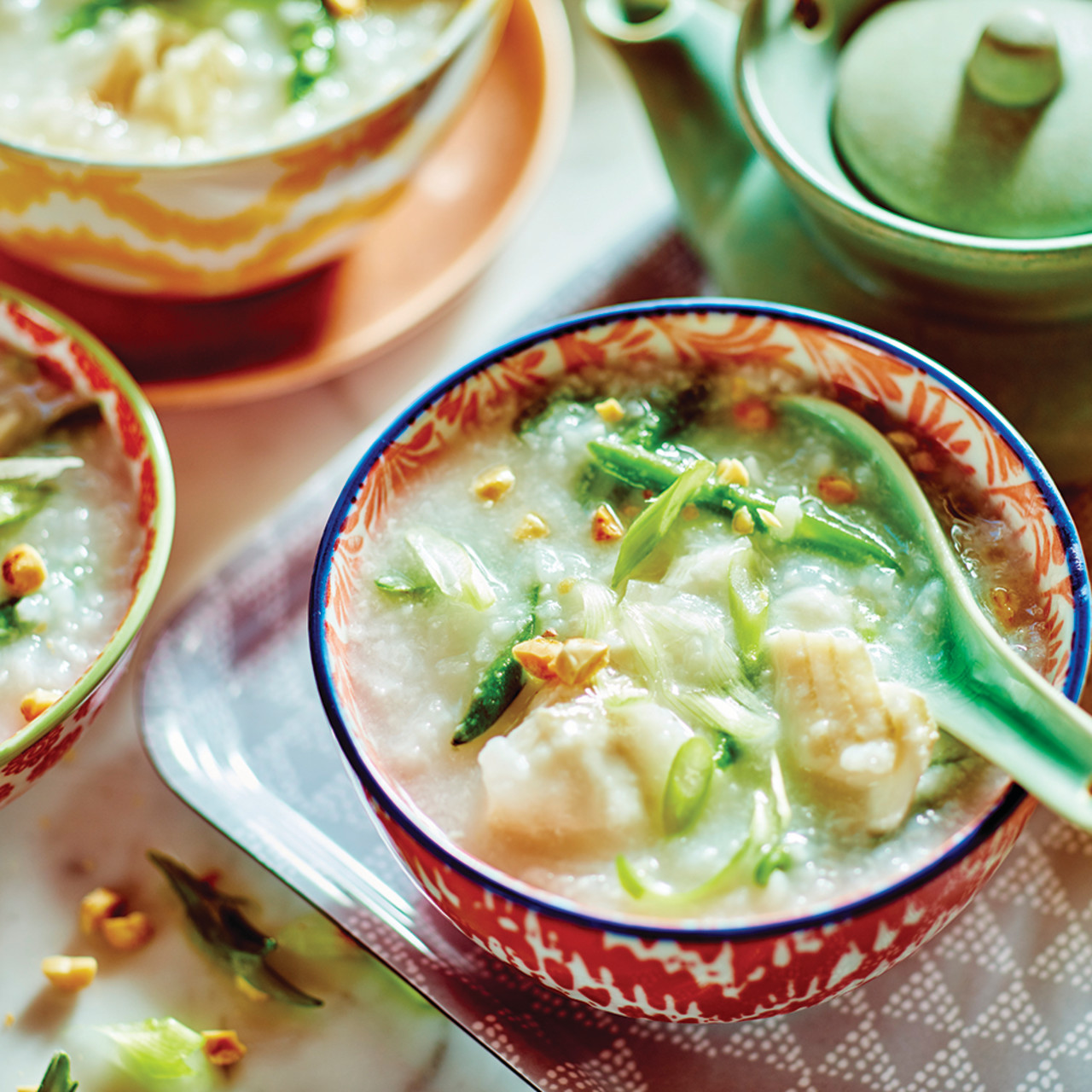 slow cooker fish congee