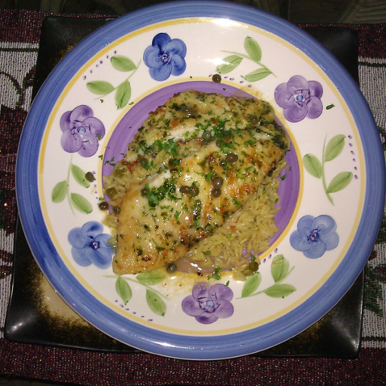 Flounder Meuniere for 4