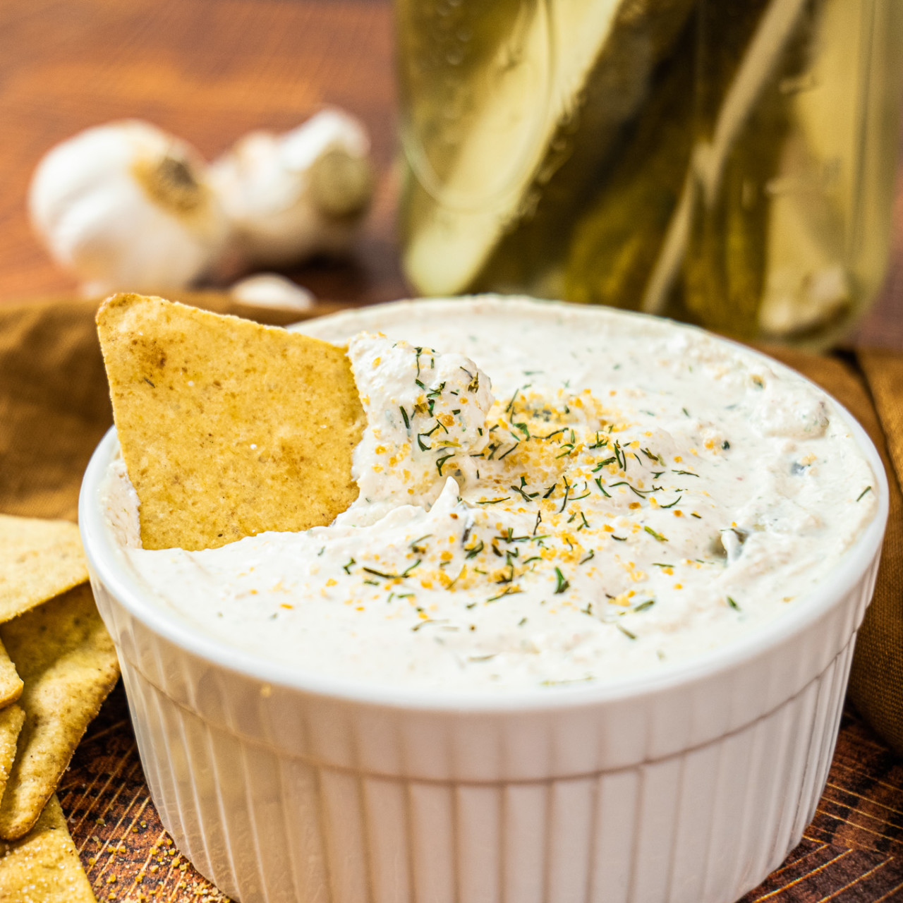 Fried Pickle and Ranch Dip